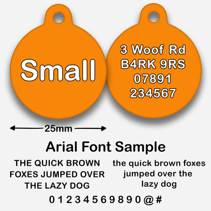 Orange - Pet ID Tag