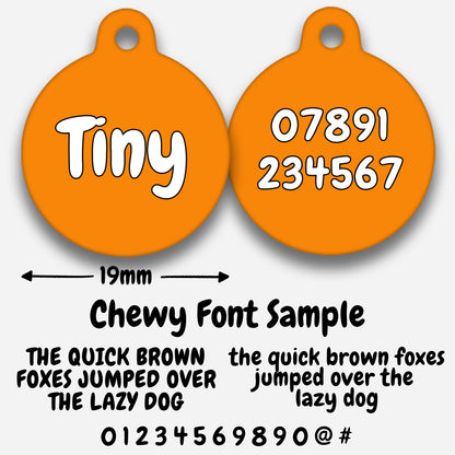 Orange - Pet ID Tag
