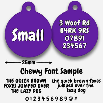 Purple - Pet ID Tag
