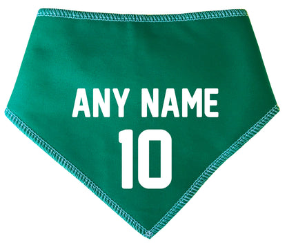 Team Sports Shirt Any Name & Number Dog Bandana