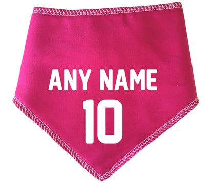 Team Sports Shirt Any Name & Number Dog Bandana