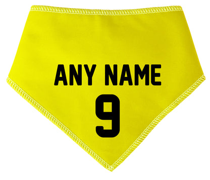 Team Sports Shirt Any Name & Number Dog Bandana