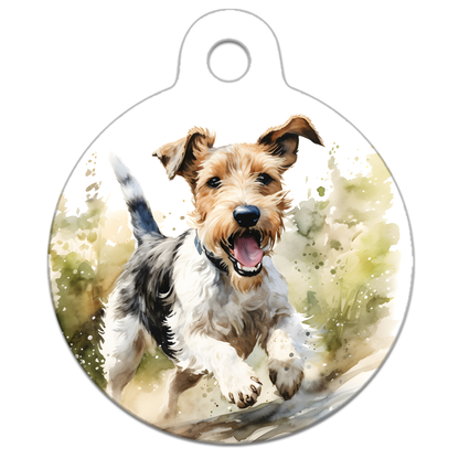 Woodland Running Dog Tag