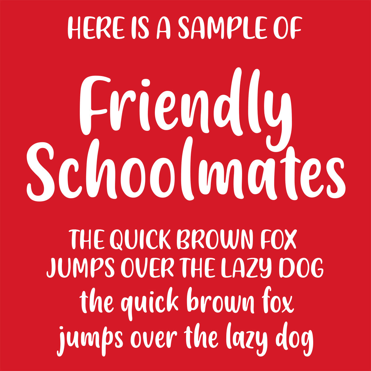 RED Any Wording Dog Bandana With Font Choices
