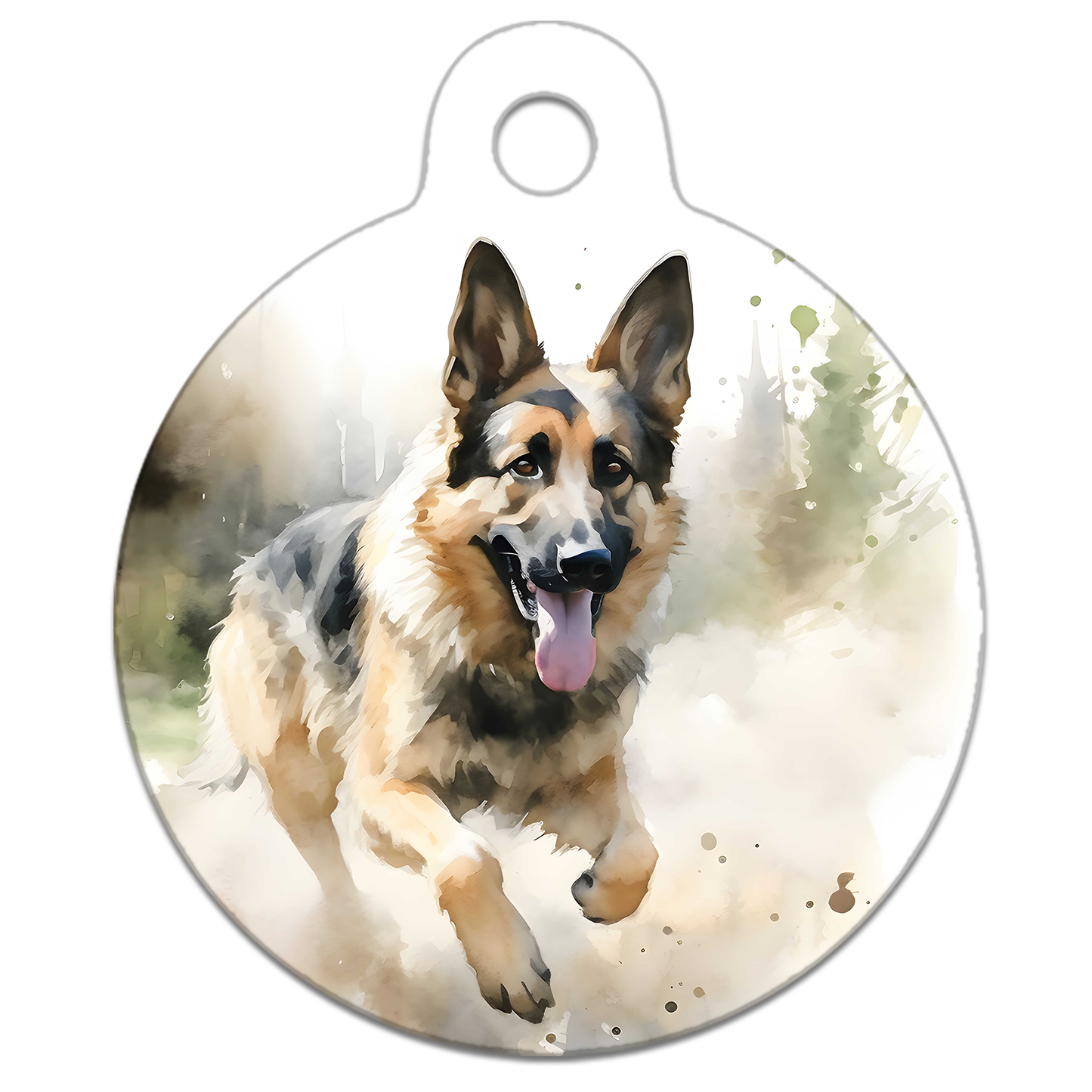 Woodland Running Dog Tag