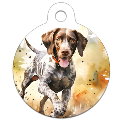 Woodland Running Dog Tag