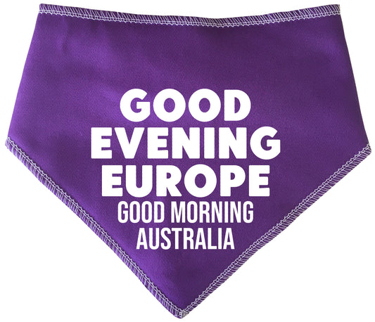 Good Evening Europe Eurovision Dog Bandana