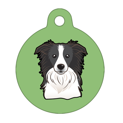 19mm Diameter Tiny Size - Border Collie Dog