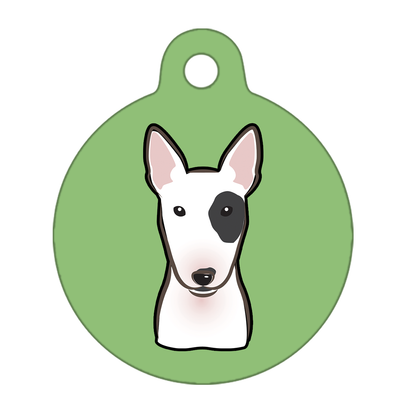 19mm Diameter Tiny Size - Bull Terrier Dog