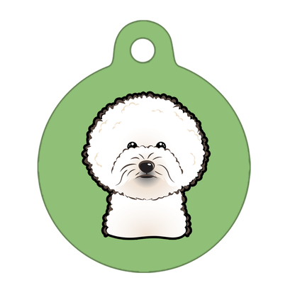 38mm Diameter Large Size - Bichon Frise Dog