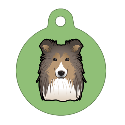 19mm Diameter Tiny Size - Shetland Dog