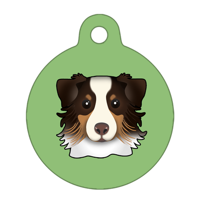 31mm Diameter Medium Size - Australian Shepherd Dog