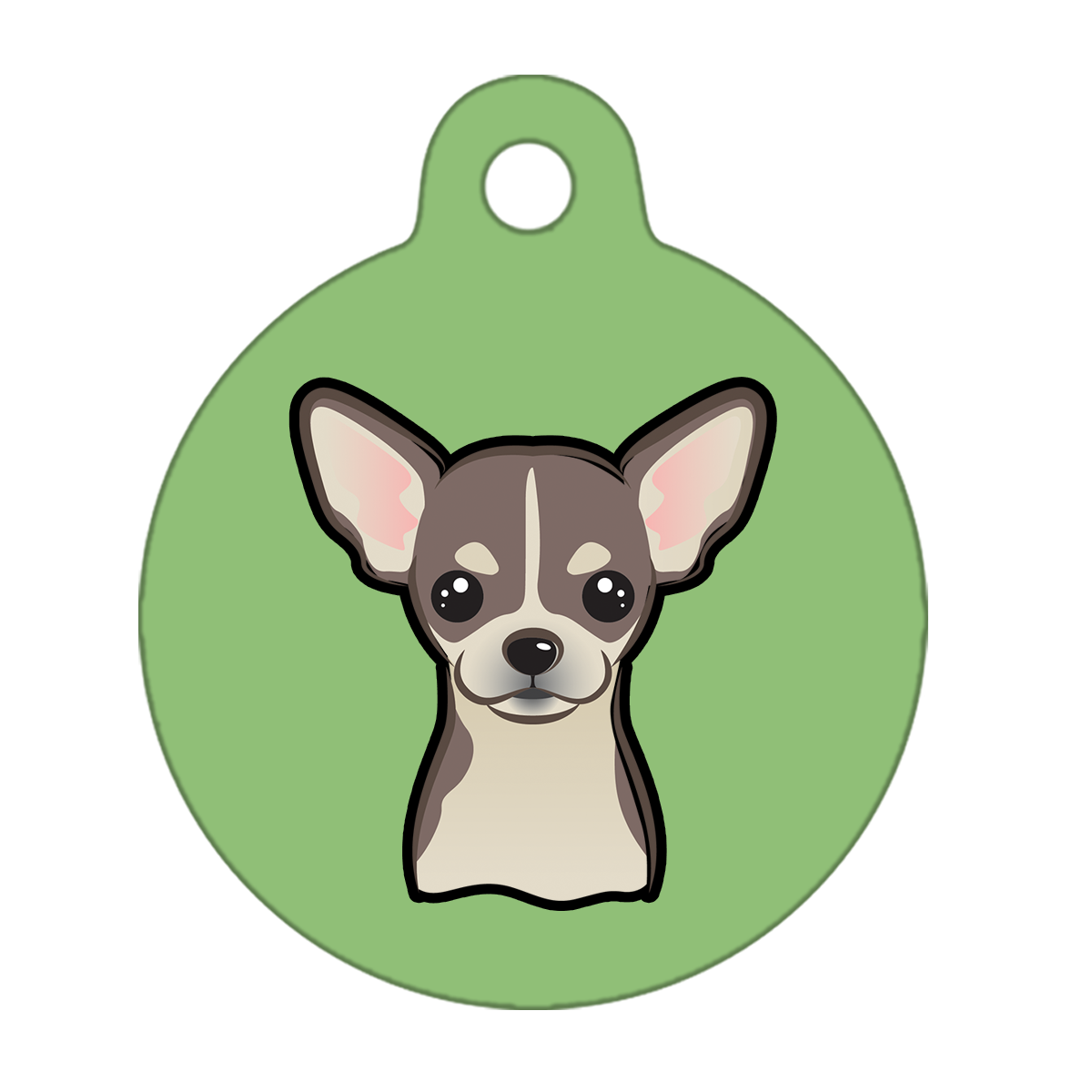 25mm Diameter Small Size - Chihuahua Dog