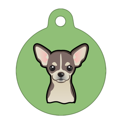 25mm Diameter Small Size - Chihuahua Dog