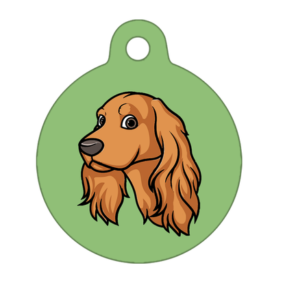 31mm Diameter Medium Size - Cocker Spaniel Design