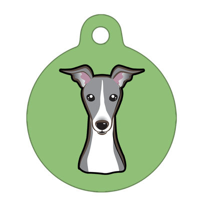 25mm Diameter Small Size - Whippet Dog