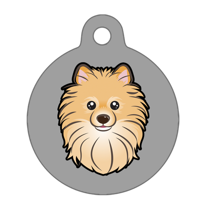 25mm Diameter Small Size - Pomeranian Dog