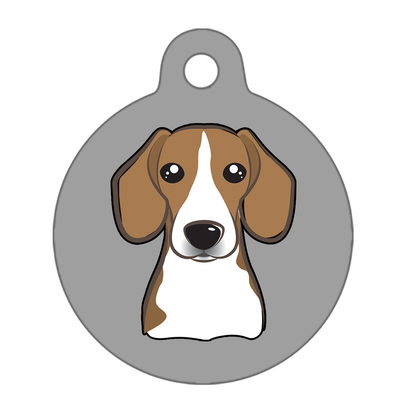 31mm Diameter Medium Size - Beagle Dog