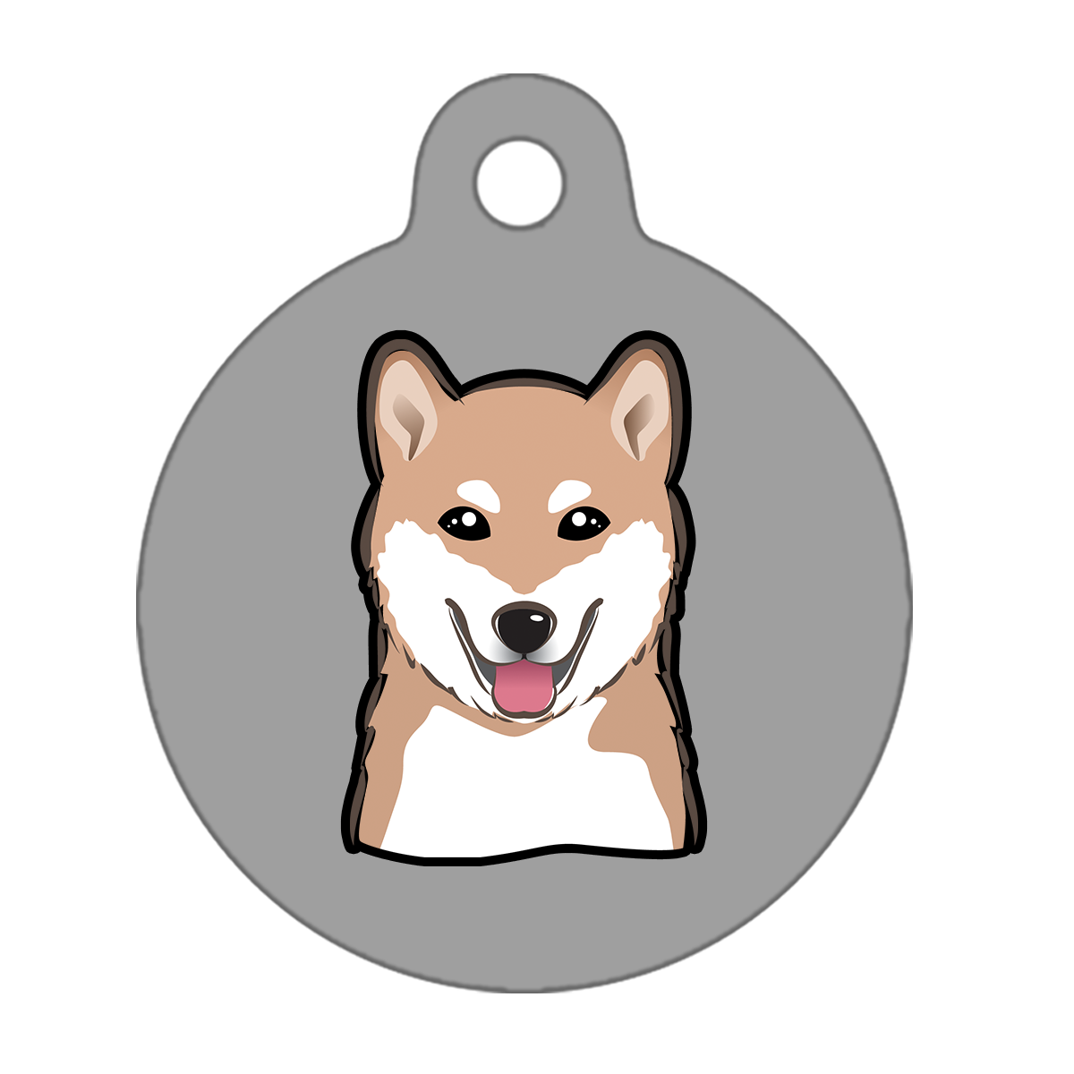 25mm Diameter Small Size - Shiba Inu Dog