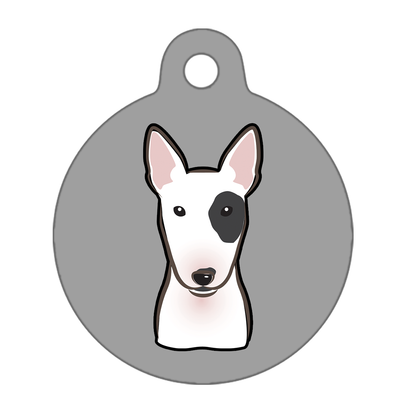 19mm Diameter Tiny Size - Bull Terrier Dog