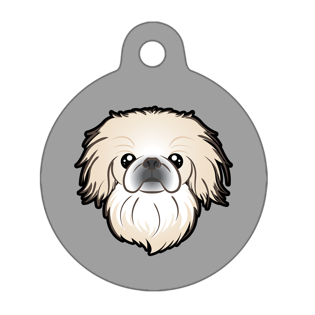 25mm Diameter Small Size - Pekingese Dog