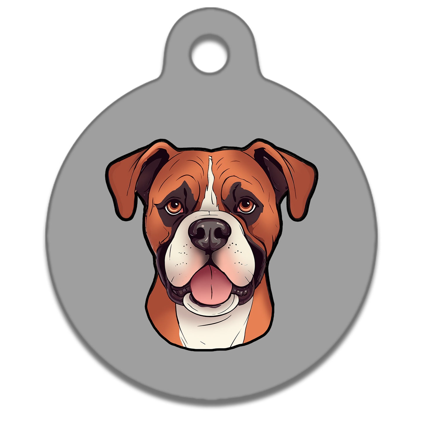25mm Diameter Small Size - Boxer Dog