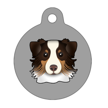31mm Diameter Medium Size - Australian Shepherd Dog