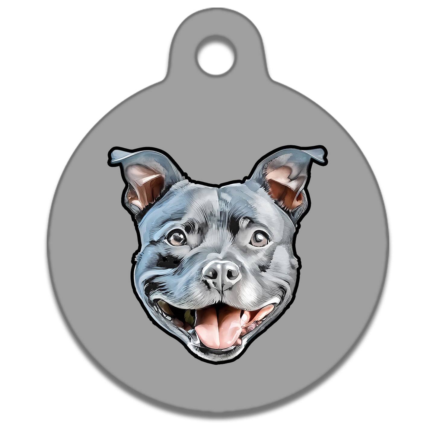 25mm Diameter Small Size - Staffie Dog