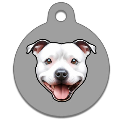 25mm Diameter Small Size - Staffie Dog