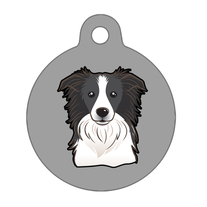 19mm Diameter Tiny Size - Border Collie Dog