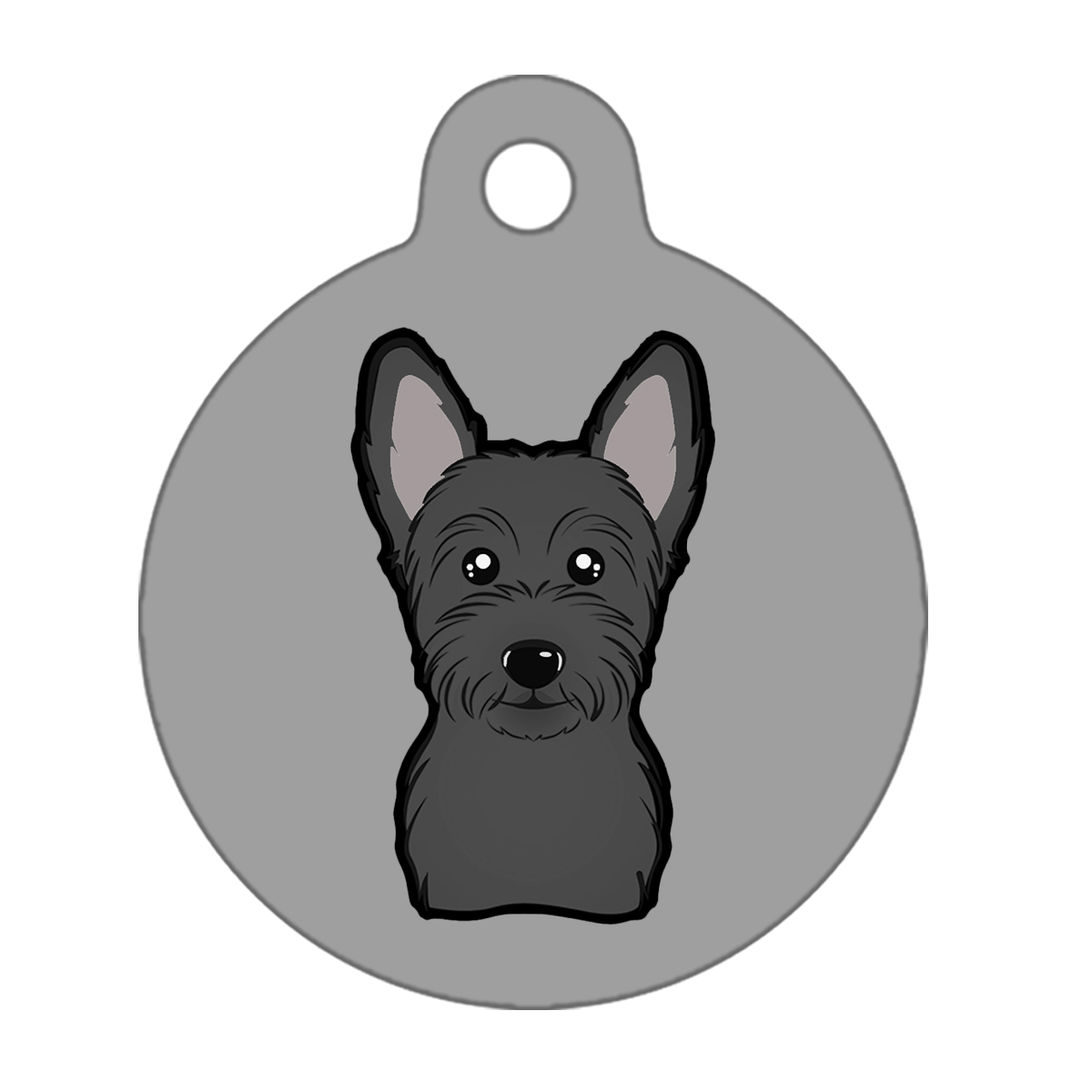 38mm Diameter Large Size - Scottish Terrier Dog