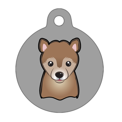 25mm Diameter Small Size - Shiba Inu Dog