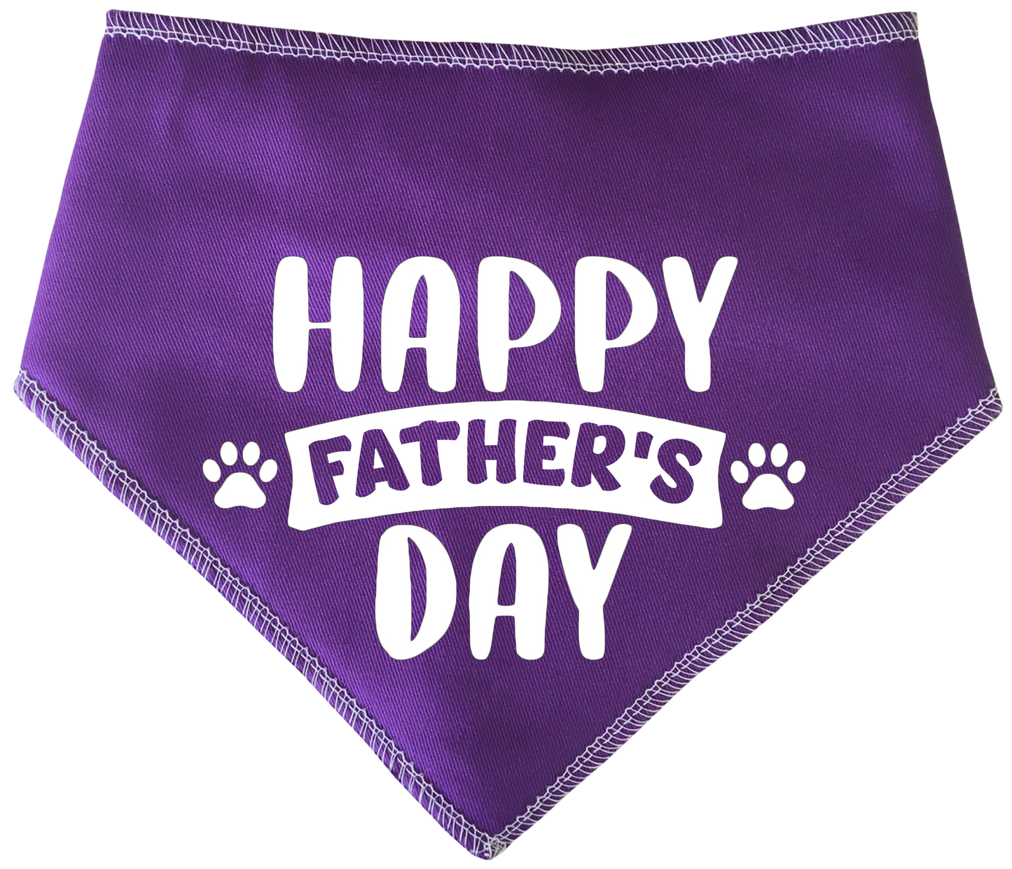 Happy Father's Day Banner Dog Bandana