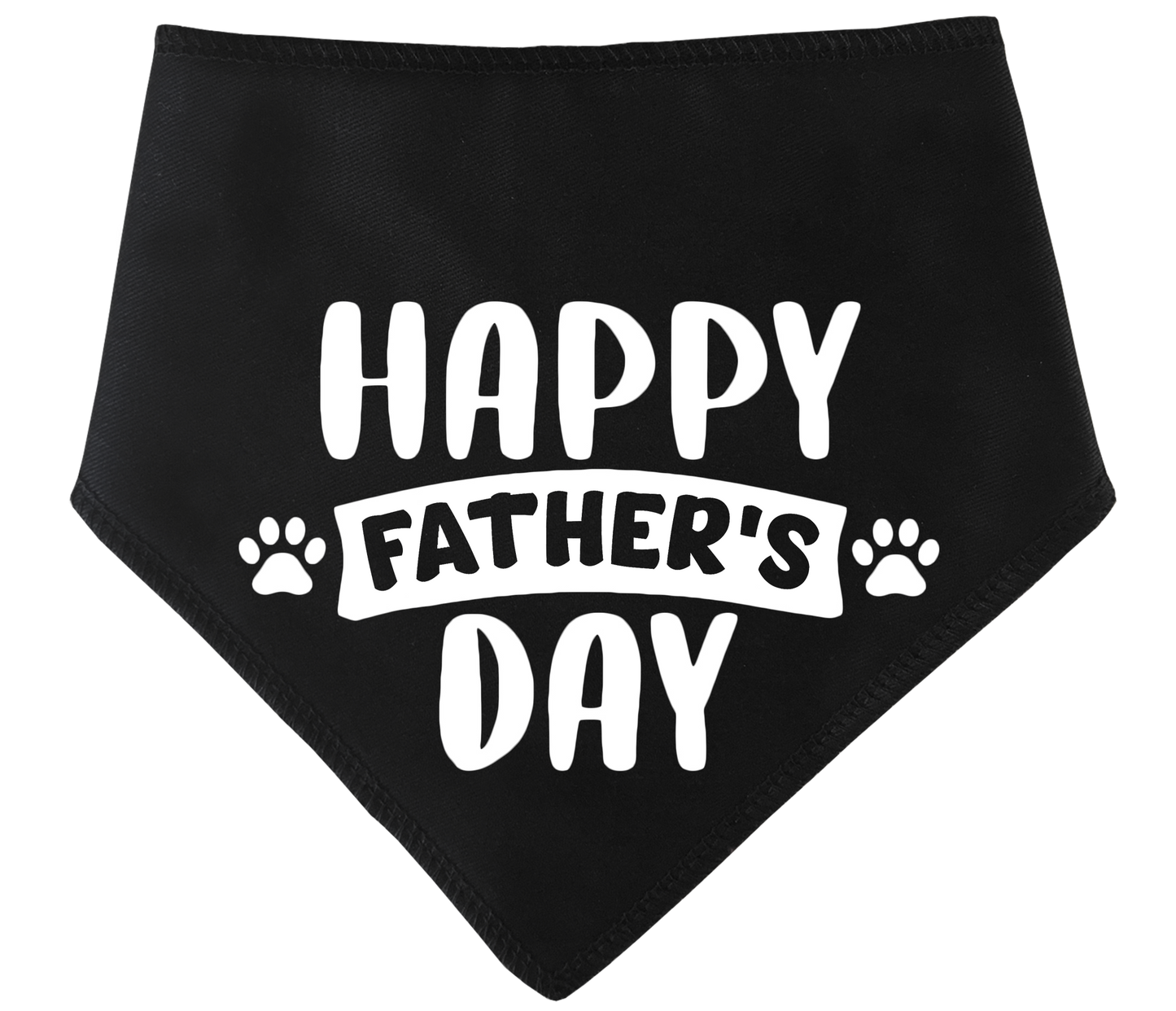 Happy Father's Day Banner Dog Bandana