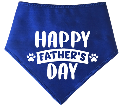 Happy Father's Day Banner Dog Bandana