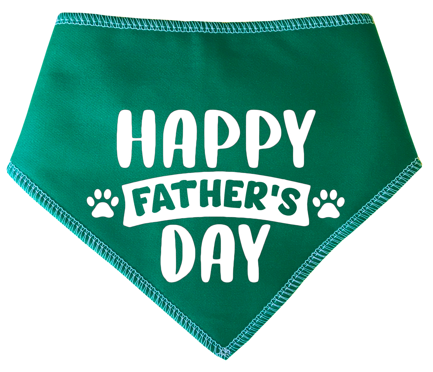 Happy Father's Day Banner Dog Bandana