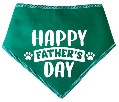 Happy Father's Day Banner Dog Bandana