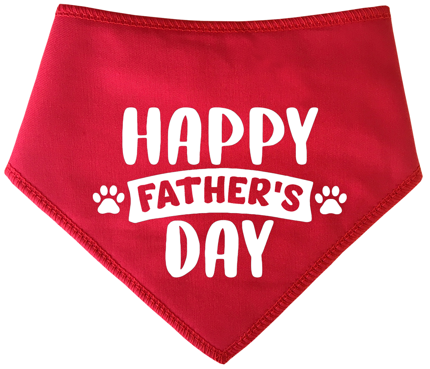 Happy Father's Day Banner Dog Bandana