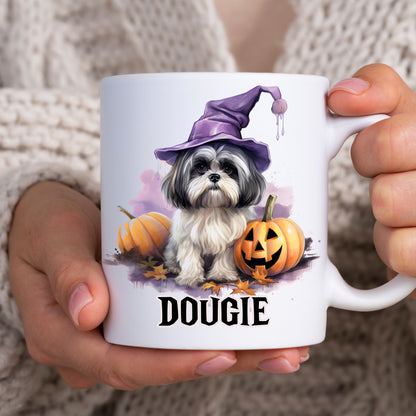 Halloween Is Better With A Shih-Tzu Mug & Any Name