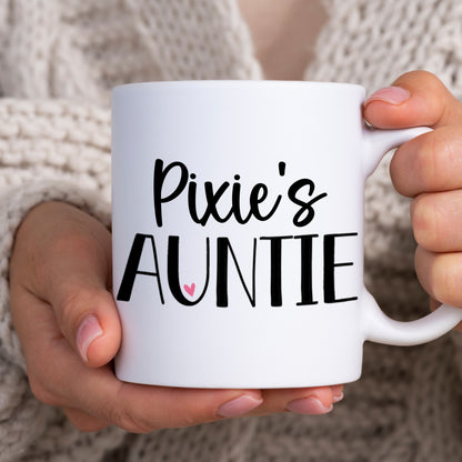 Dog Auntie Mug Any Name & Custom Photo