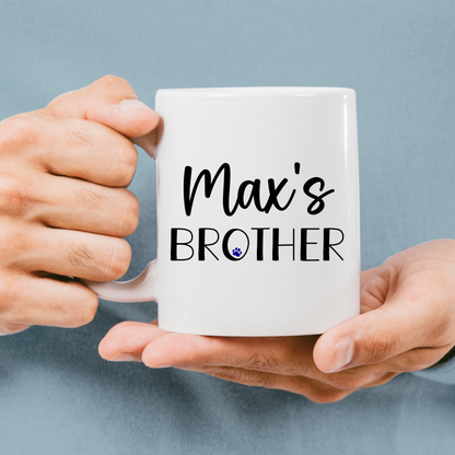 Pet Brother Mug Any Name & Custom Photo