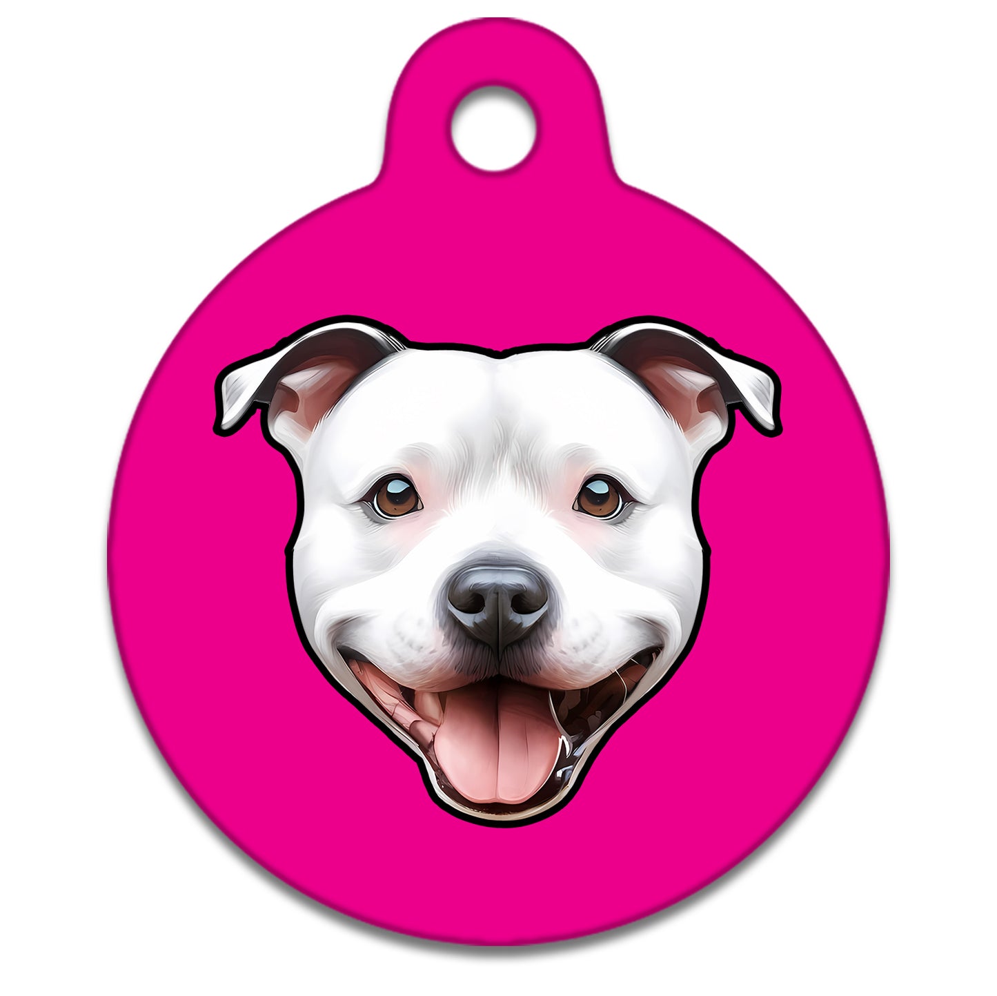 25mm Diameter Small Size - Staffie Dog