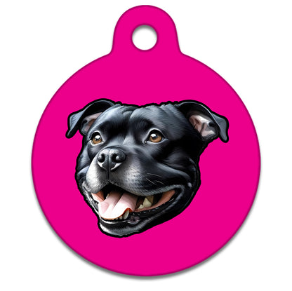 25mm Diameter Small Size - Staffie Dog