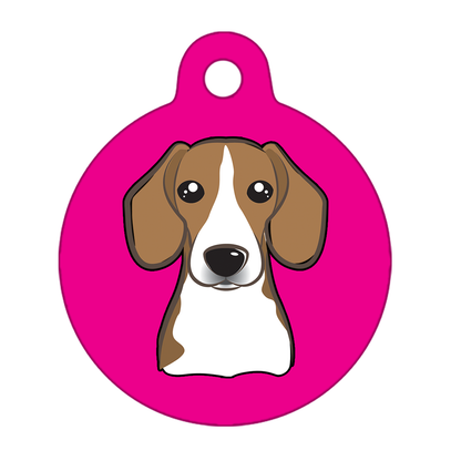 31mm Diameter Medium Size - Beagle Dog