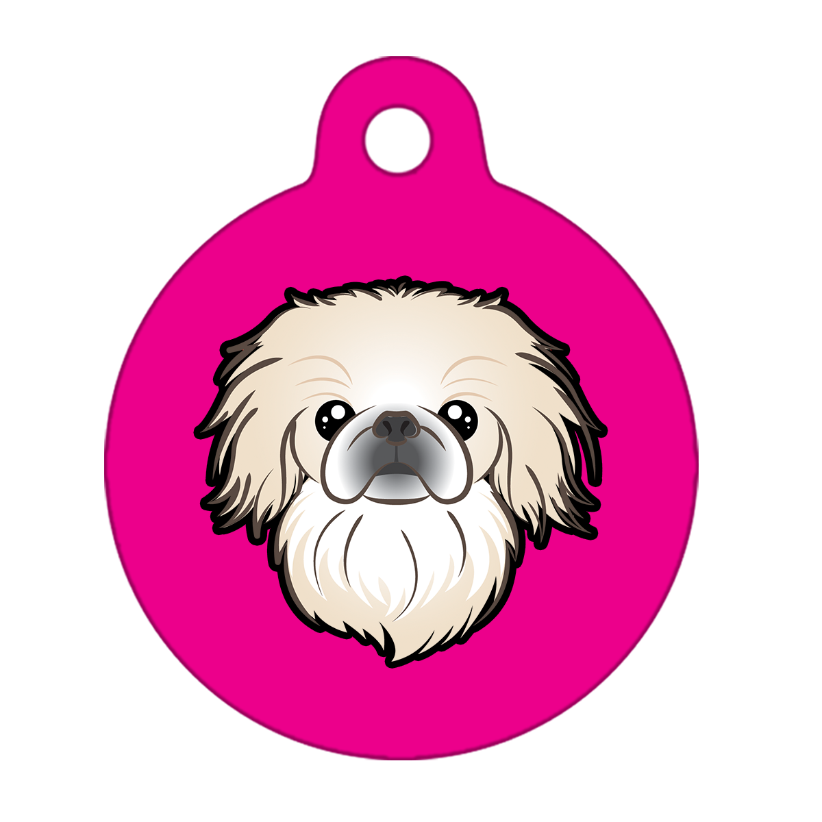 25mm Diameter Small Size - Pekingese Dog