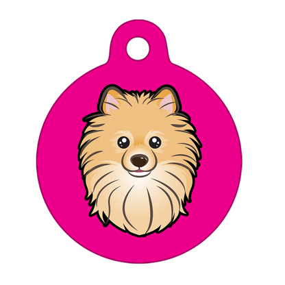 25mm Diameter Small Size - Pomeranian Dog