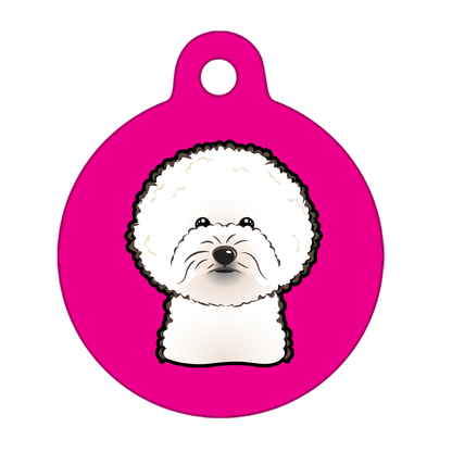 38mm Diameter Large Size - Bichon Frise Dog