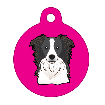 19mm Diameter Tiny Size - Border Collie Dog