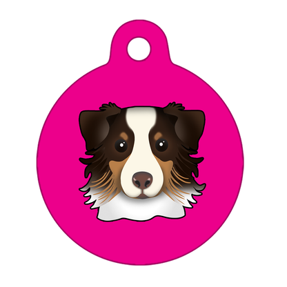 31mm Diameter Medium Size - Australian Shepherd Dog