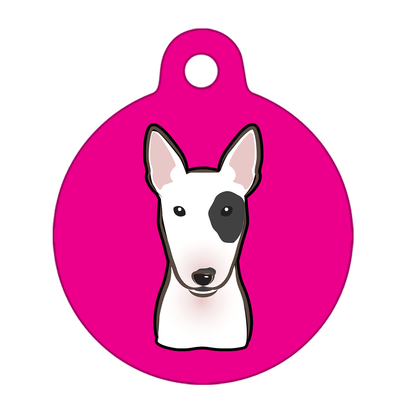 19mm Diameter Tiny Size - Bull Terrier Dog
